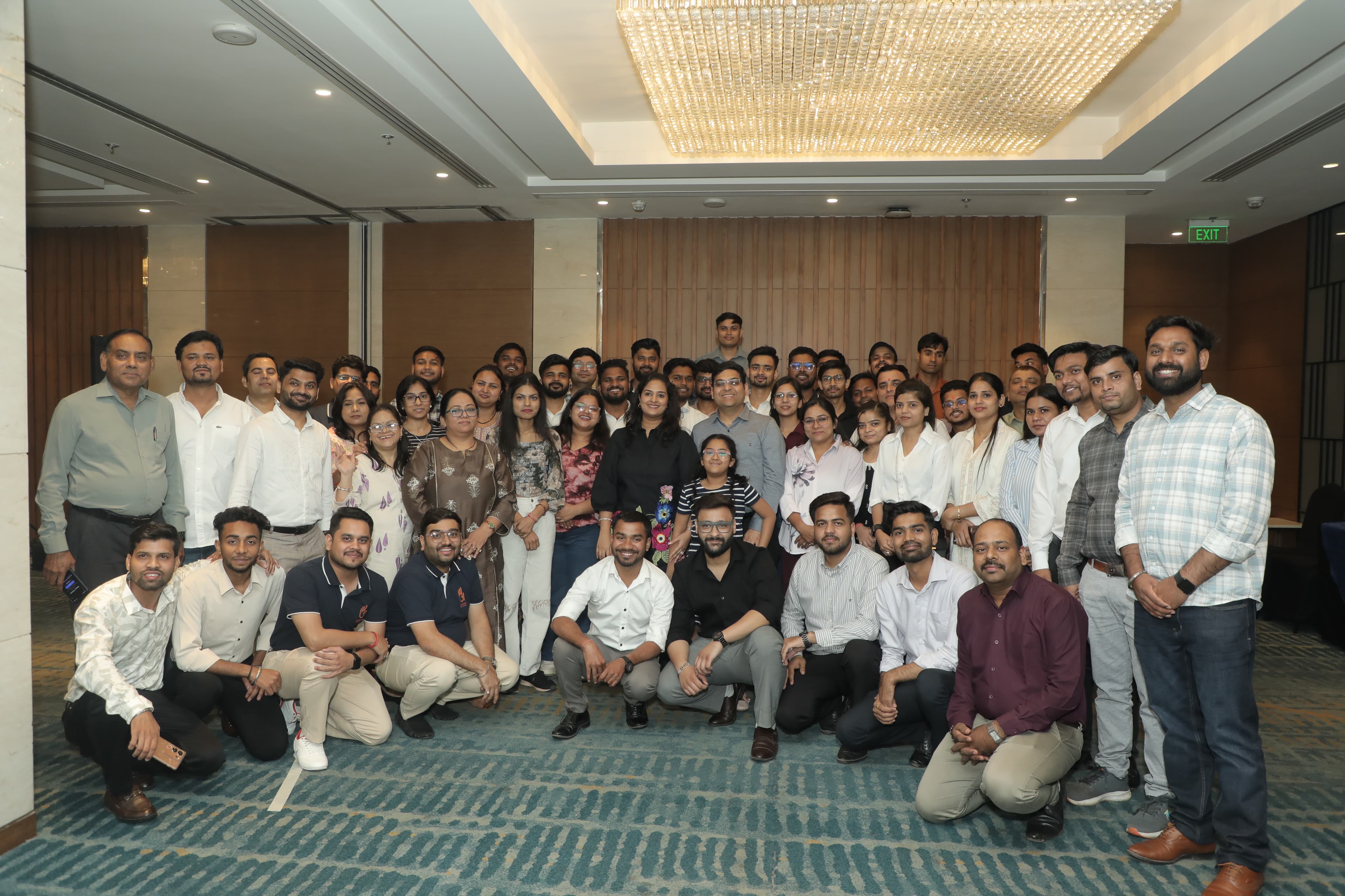 The Abhaya team at an industry exhibition